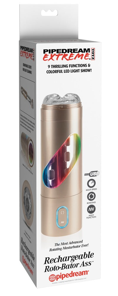 Pipedream Oppladbar Roto-Bator Ass