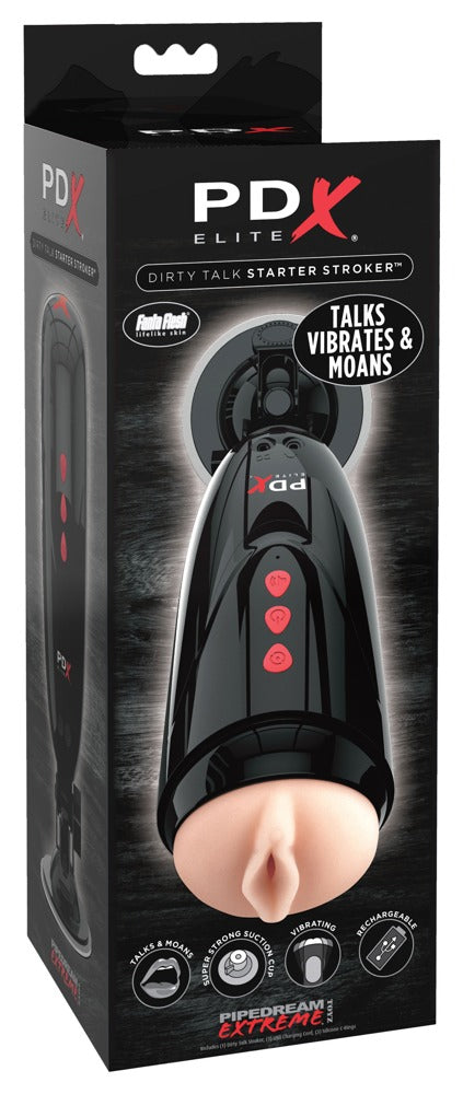 PDX Elite Dirty Talk Starter Stroker