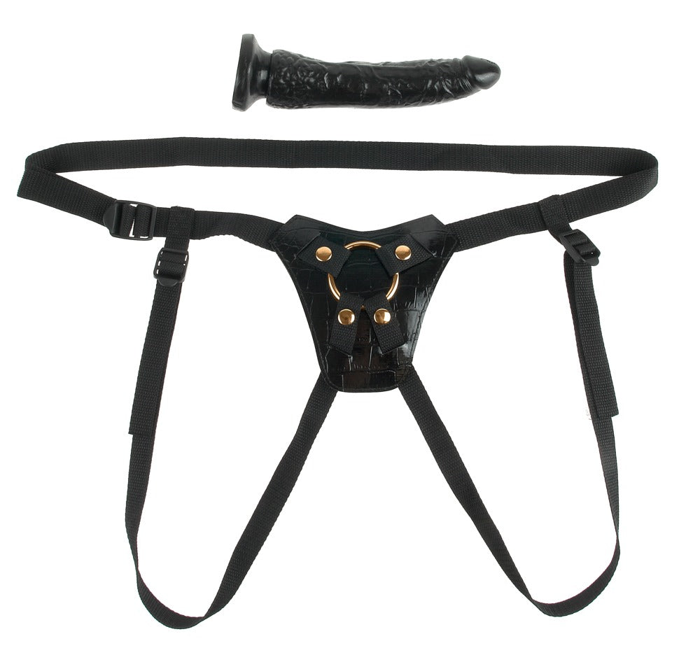 Fetish Fantasy Gold Strap-on m/dildo