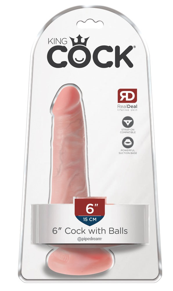 King Cock 6“ Cock with Balls