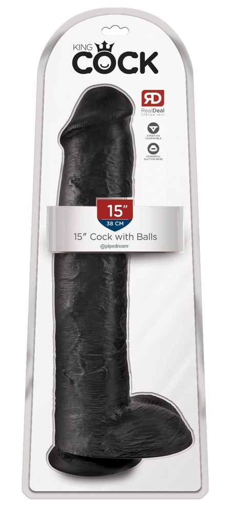 King Cock Cock with Balls 15“