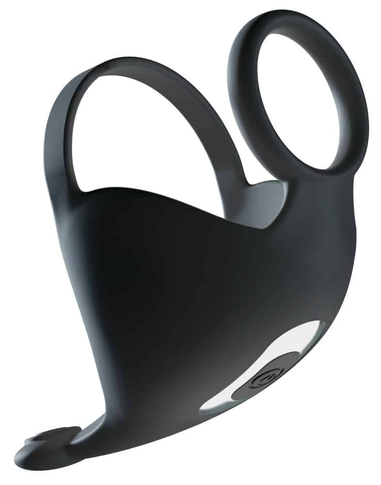 Rebel Cock Ring med RC ball massager
