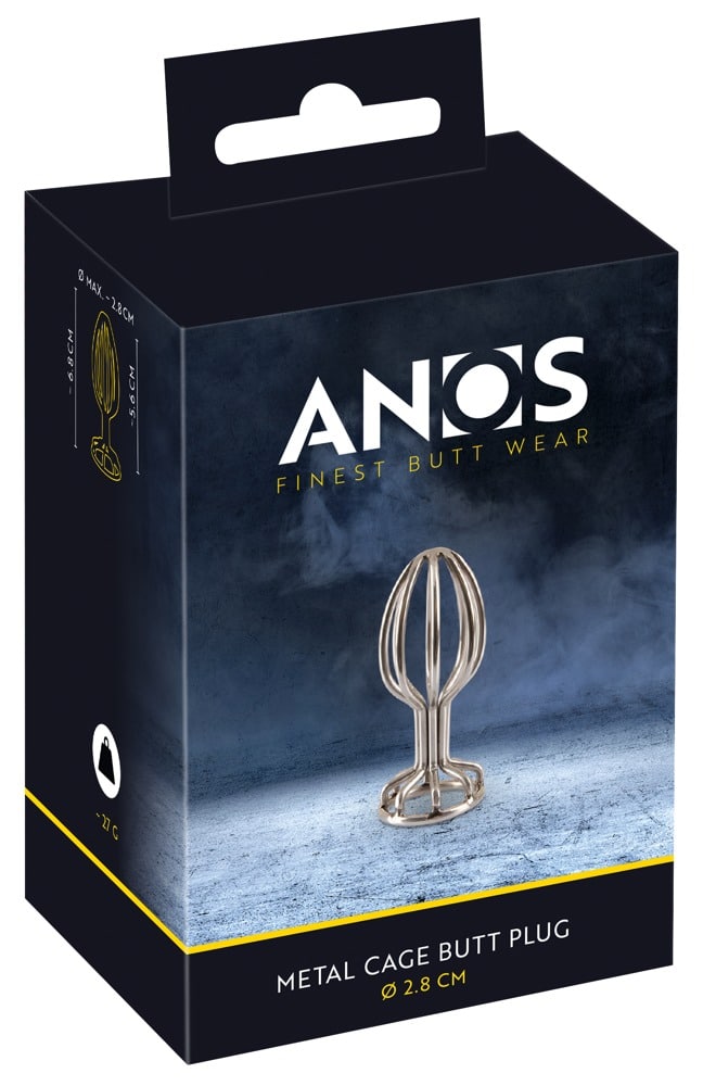 ANOS Metal Cage butt Plug