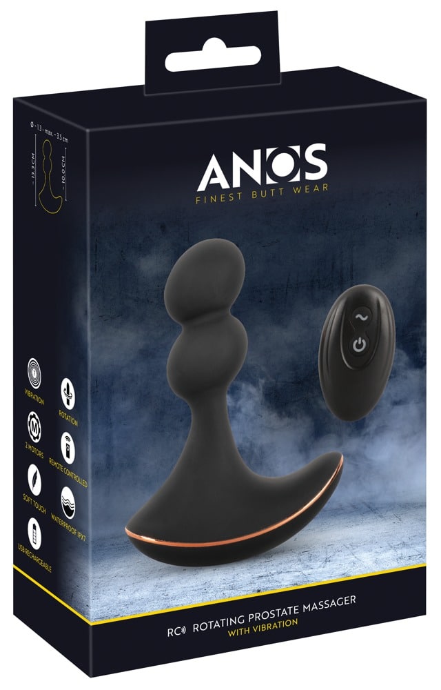 ANOS RC Rotating prostate massager with vibration