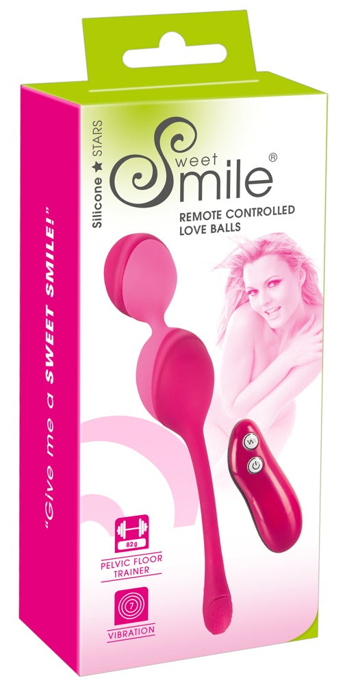 Sweet Smile Loveballs med fjernkontroll
