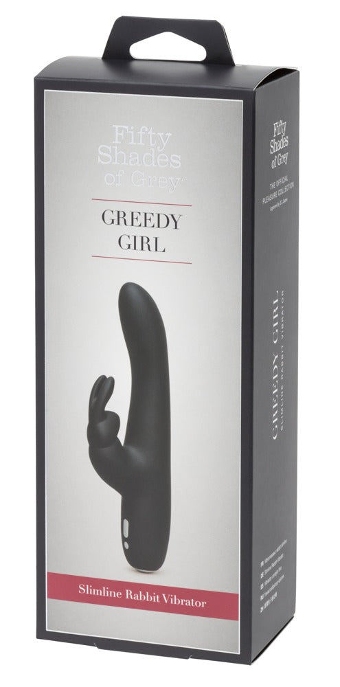 Fifty Shades of Grey Greedy Girl Slimline Rabbit Vibrator