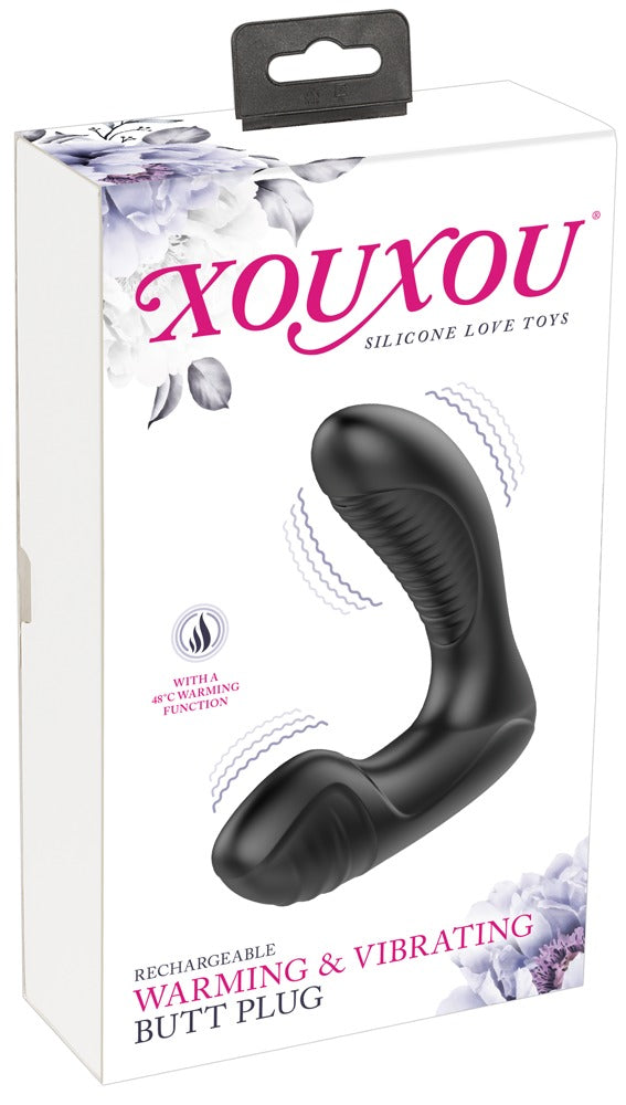 XOUXOU Warming Vibrating Prostate Butt Plug