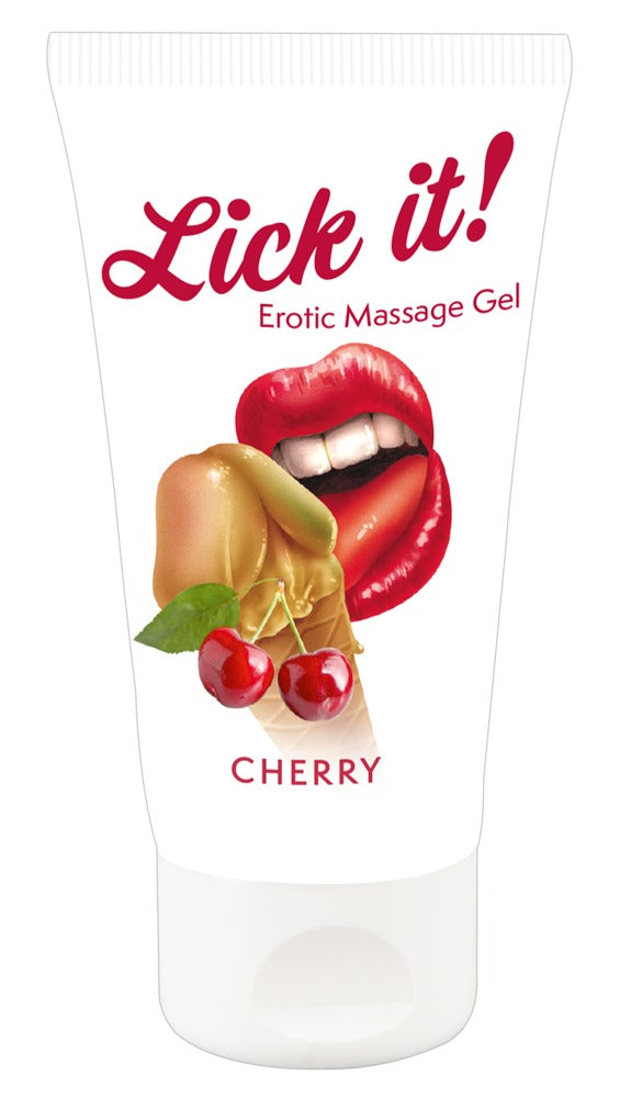 Lick it! Erotic Massage gel kirsebær