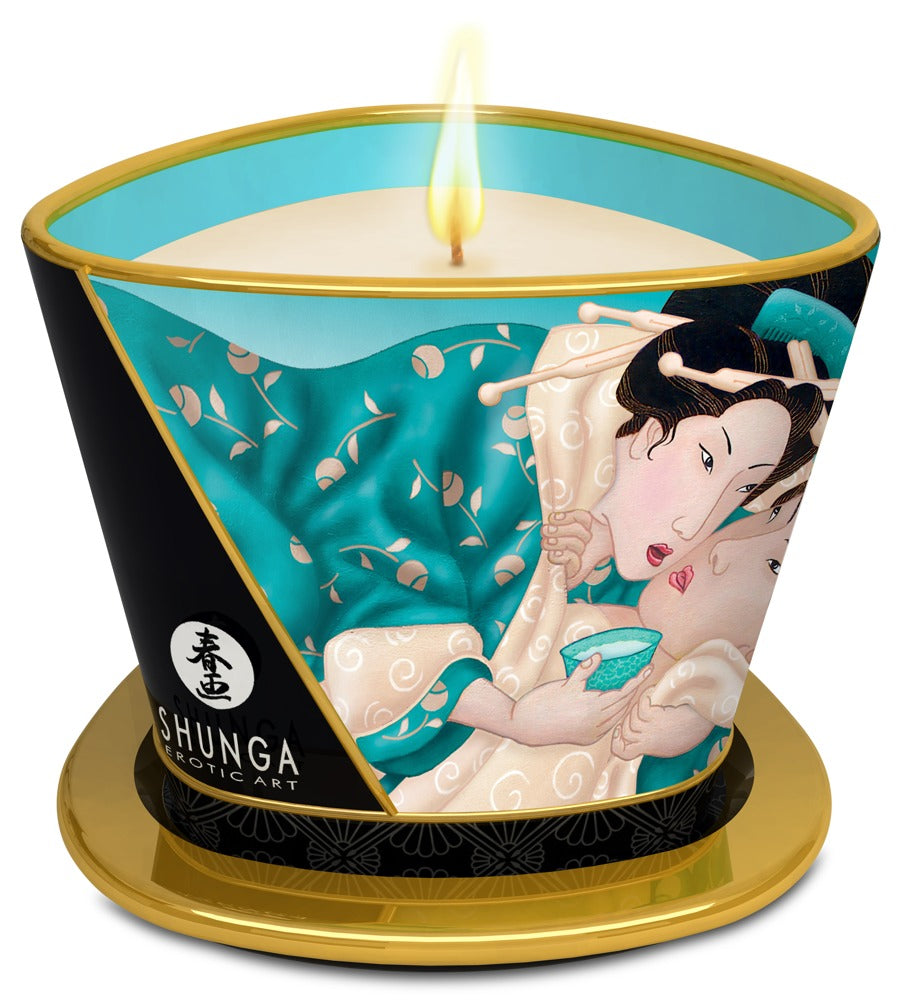 Shunga Massage Candle - Island Blossoms