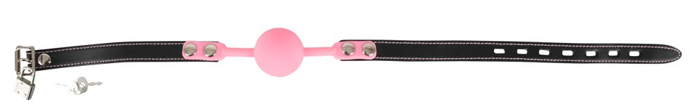 Rosa Silikon Ball Gag Bad Kitty