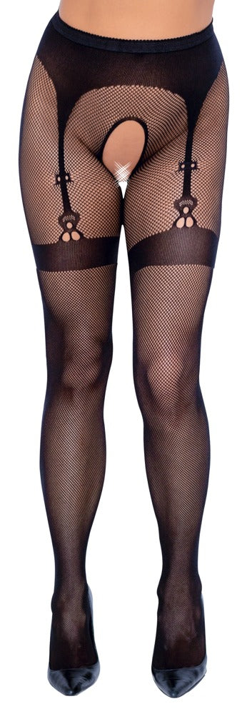 Cottelli LEGWEAR Åpen strømpebukse