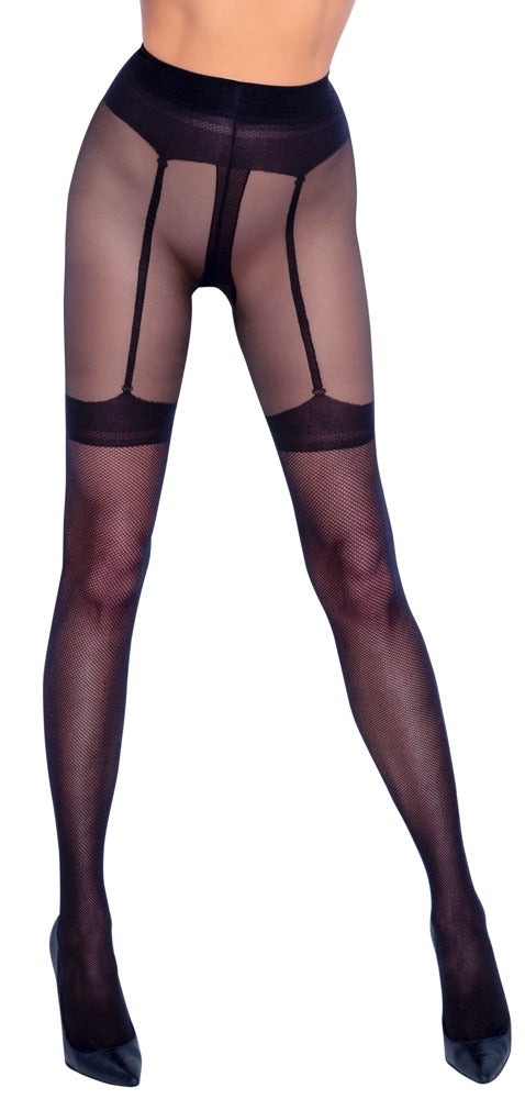 Cottelli LEGWEAR Åpen strømpebukse