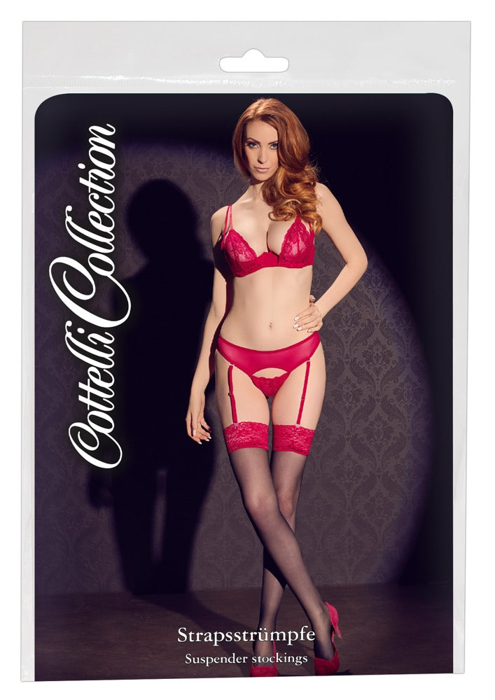 Cottelli LEGWEAR Stroppestrømper