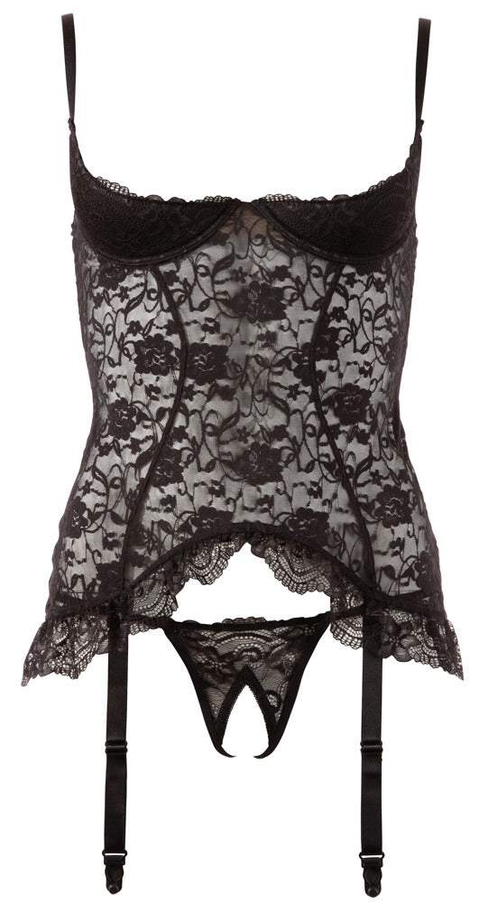 Cottelli LINGERIE Strømpeholdertopp
