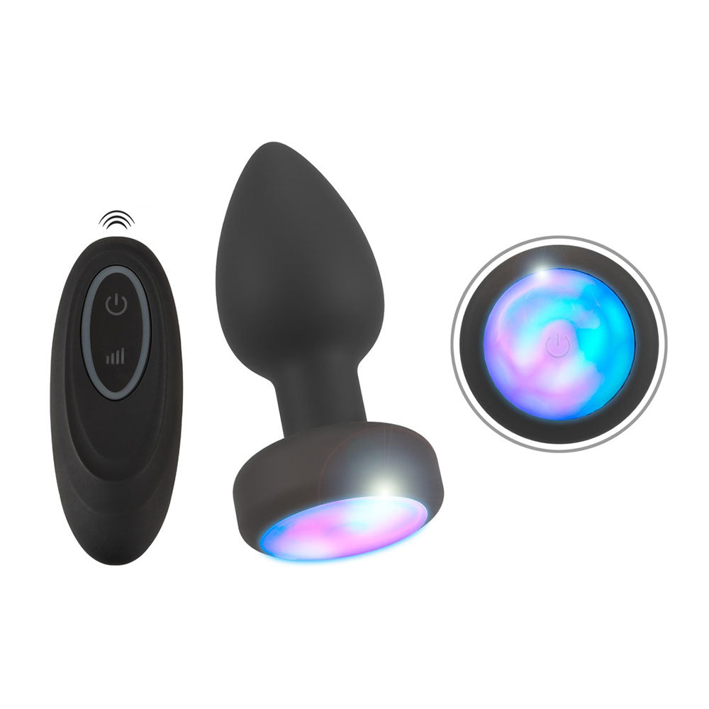 ANOS RC Flashing Butt Plug with Vibration