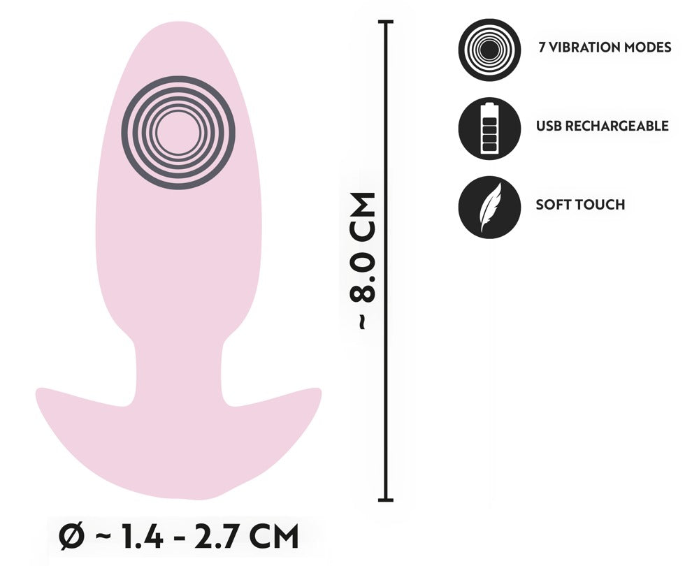 Cuties Vibrating Mini Butt Plug