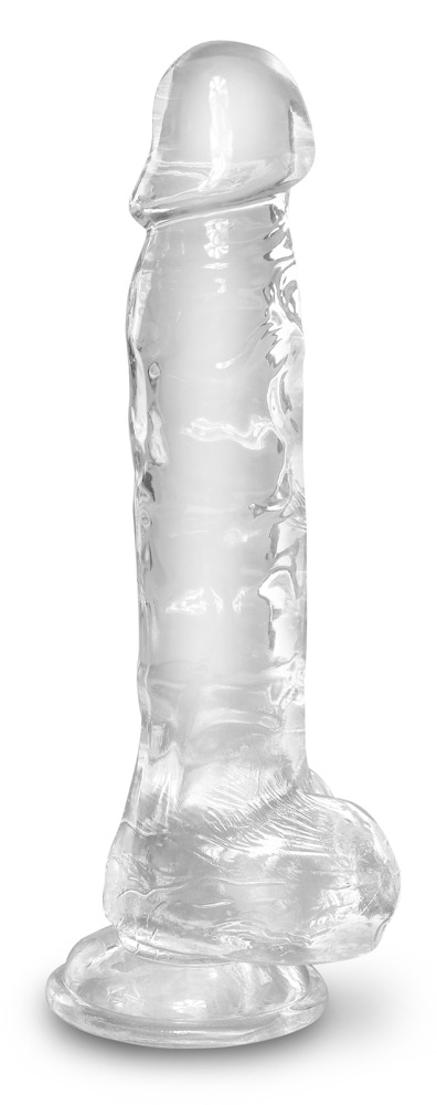 King Cock Clear Penisdildo with Balls 8