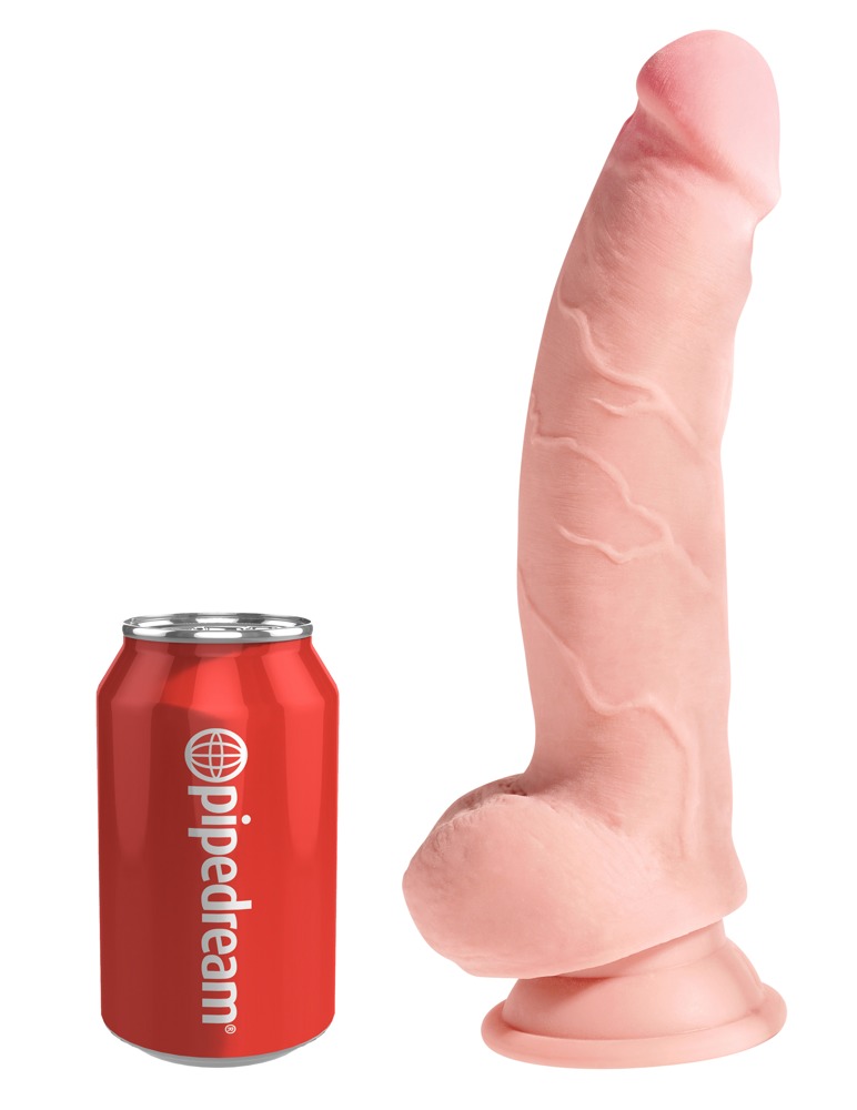King Cock Plus Triple Density 8" Fat Cock with Balls