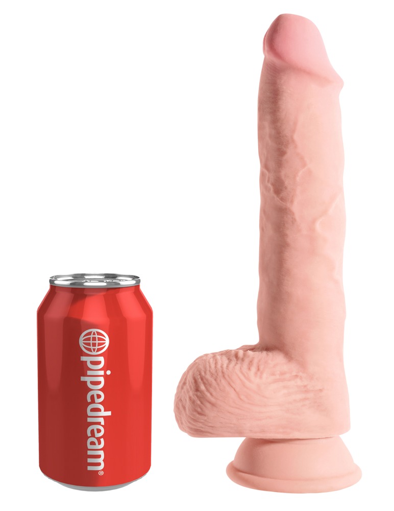 King Cock Plus Triple Density 10" Fat Cock with Balls
