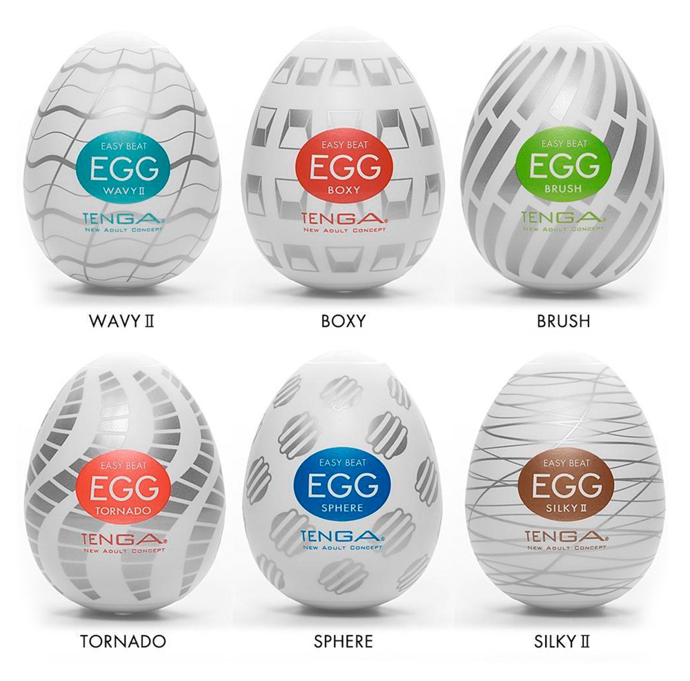 TENGA Egg Masturbator Variety New Standard 6 pk.