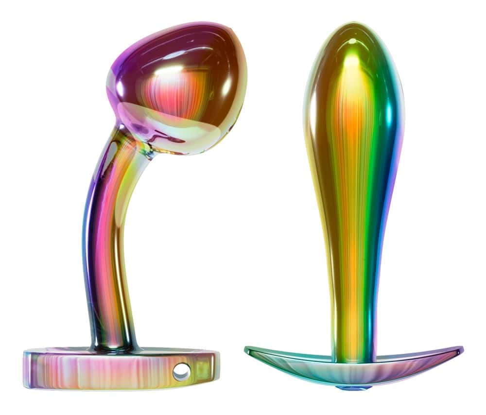 Decorative Rainbow-Colored Butt Plugs